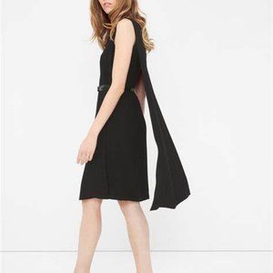 White House Black Market Black Cape dress, size 0